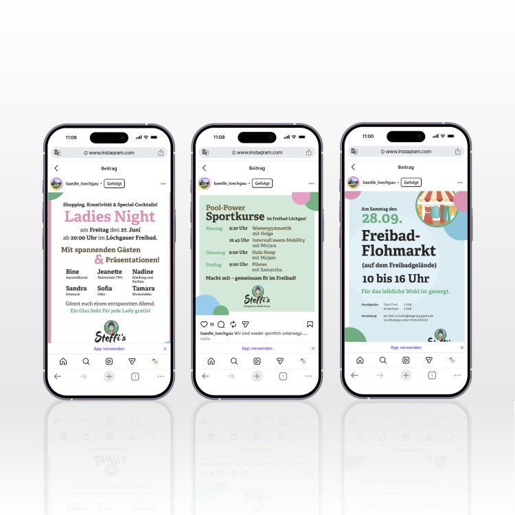 Mobile Ansicht Instagram Posts Steffi’s Biergärtle & Bädle-Kiosk